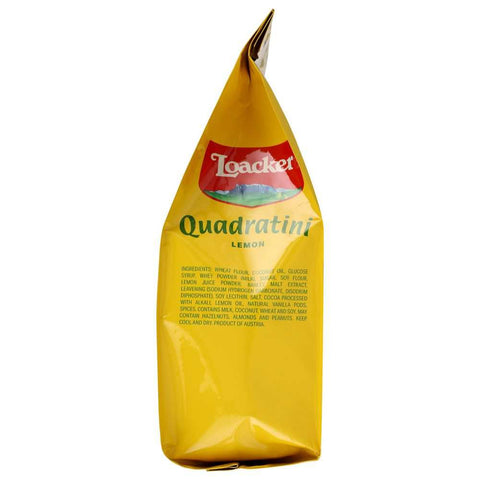 Lemon Quadratini Wafer Cookies 8.82 oz LOACKER