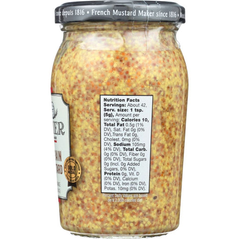 Whole Grain Dijon Mustard 7.4 oz Bornier