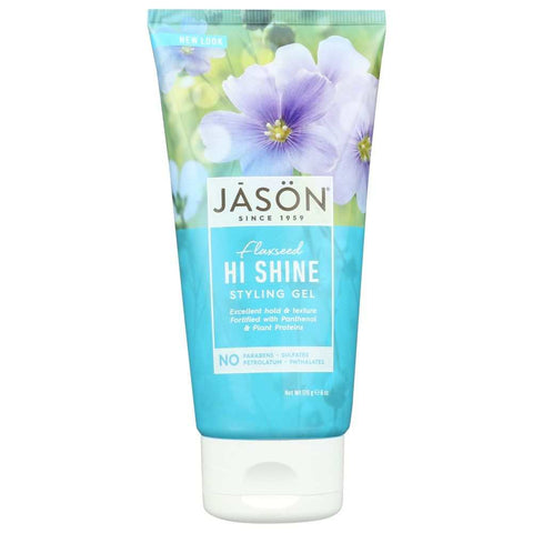 Flaxseed Hi Shine Styling Gel 6 oz Hair Gel JASON