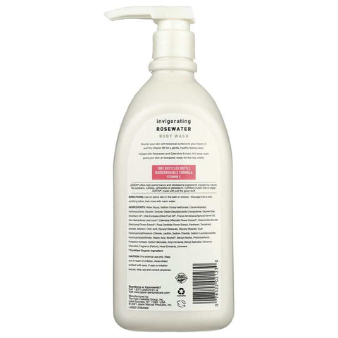 Body Wash Invigorating Rosewater 30 oz JASON
