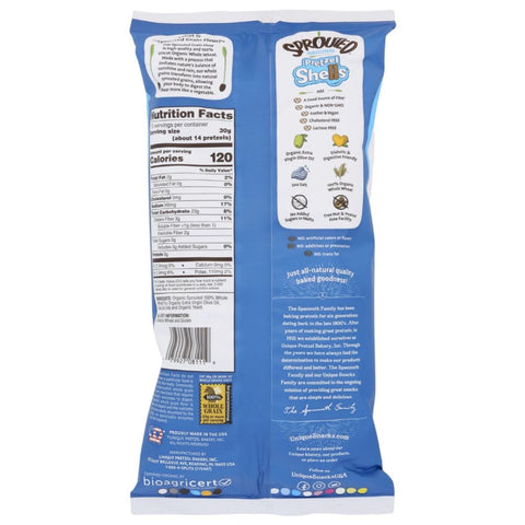 Original Sprouted Pretzel Shells 8 oz UNIQUE