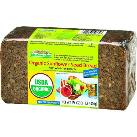 Natural Sunflower Seed Bread Whole Rye Kernels Bread MESTEMACHER