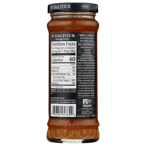 All Natural Golden Peach Fruit Spread 10 oz ST DALFOUR