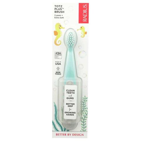 Toothbrush Totz Plus Silky Soft Toothbrush RADIUS 1 ea