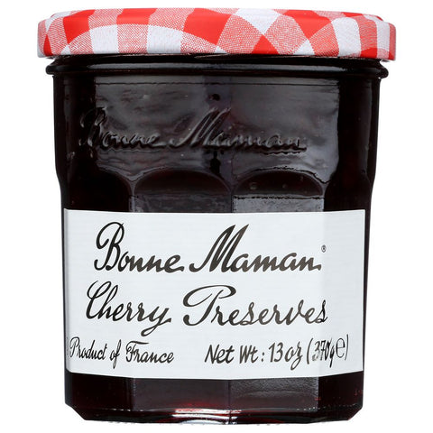 Cherry Preserves All-Natural Fruit Spread 13 oz Bonne Maman