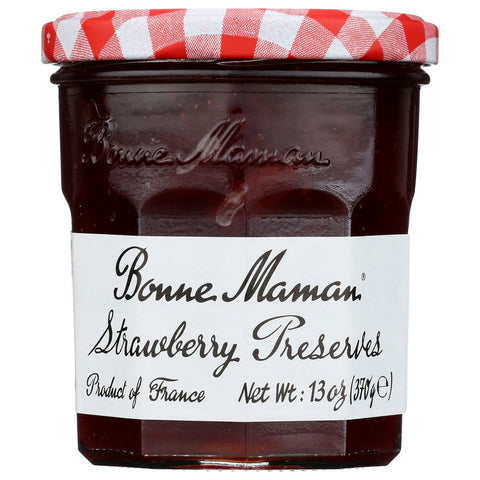Strawberry Preserves 13 oz Jar BONNE MAMAN