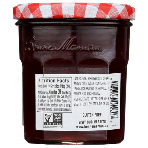 Strawberry Preserves 13 oz Jar BONNE MAMAN