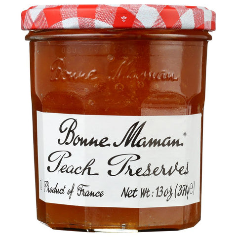 Peach Sweet Flavor Preserves 13 oz Bonne Maman