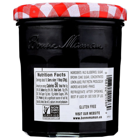 Wild Blueberry Key Attribute Preserves 13 oz Bonne Maman