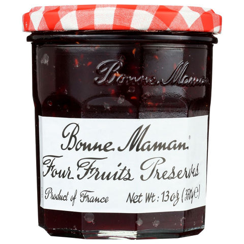Four Fruits Natural Fruit Preserves 13 oz Bonne Maman