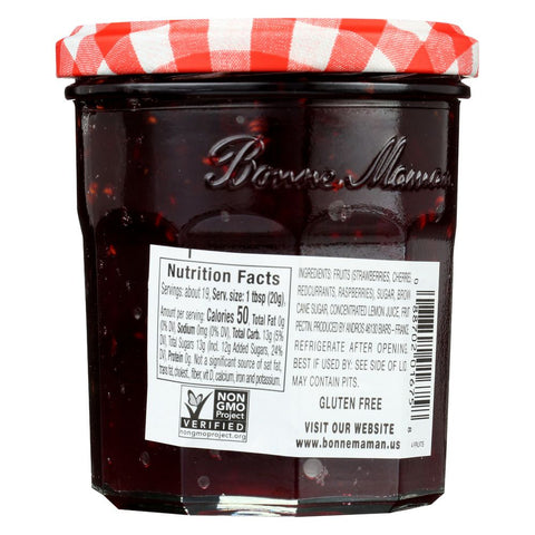 Four Fruits Natural Fruit Preserves 13 oz Bonne Maman
