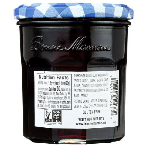 Muscat Grape Jelly 13 oz Spread Bonne Maman