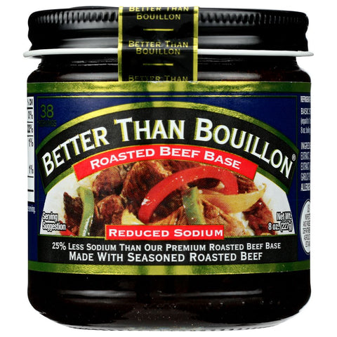 All Natural Reduced Sodium Beef Base Paste 8 Oz Better Than Bouillon
