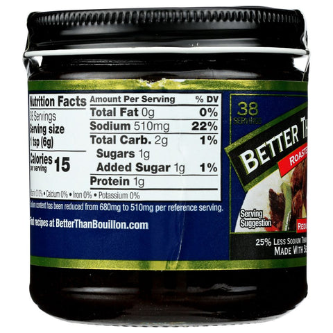 All Natural Reduced Sodium Beef Base Paste 8 Oz Better Than Bouillon