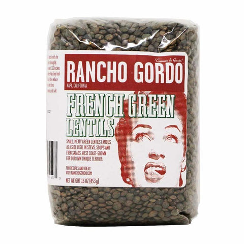 French Green Lentils 16OZ Rancho Gordo