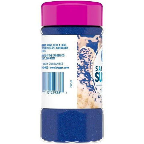Kroger Blue Sanding Sugar 4 oz