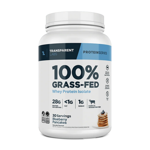 Transparent Labs 100% Grass Fed Whey Isolate (30 Ser)