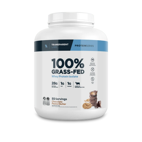 Transparent Labs 100% Grass-Fed Whey Protein Isolate 4 lbs