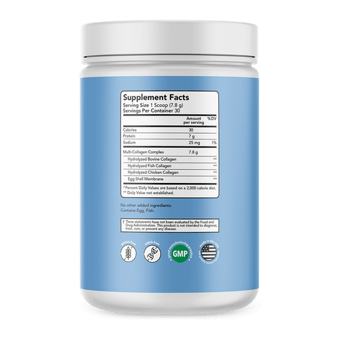 Multi Collagen Complex Five Types Collagen Supplement Vitamin Bounty