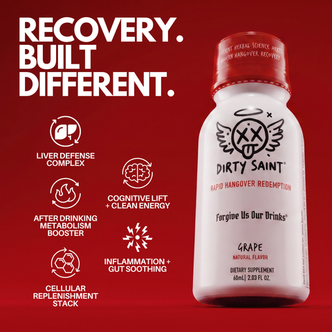 Rapid Hangover Recovery Shot Natural Grape Flavor