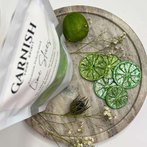 Pink and Green Luster Dust Dried Lime Garnish Set 2 Pack Wicked Inspired