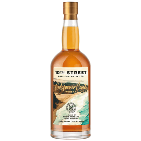California Coast Light Whisky Blend 10th Street Distillery 750ML