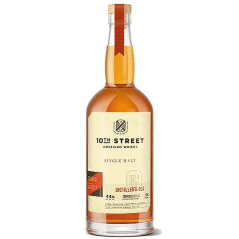 American Single Malt Peated Distillers Cut Whiskey 10th Street Distillery
