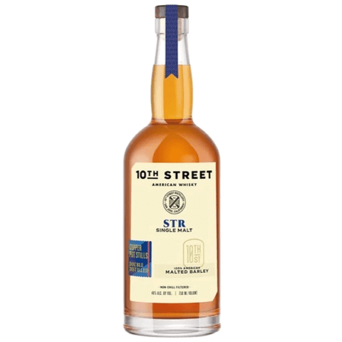 STR American Single Malt Whiskey 750ML 10th Street Distillery