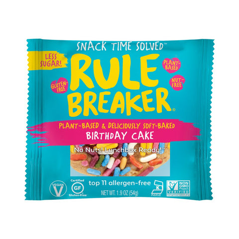 Birthday Cake Blondies Gluten Free Packs - 12 Packs Rule Breakers