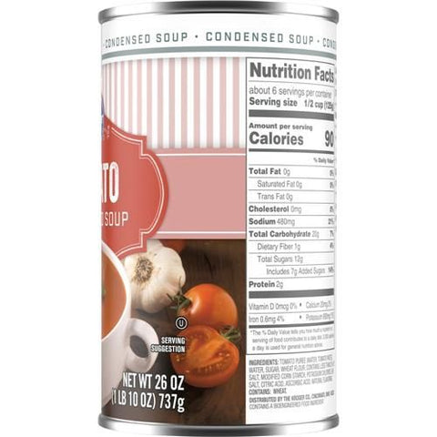 Kroger Tomato Condensed Soup 26 oz