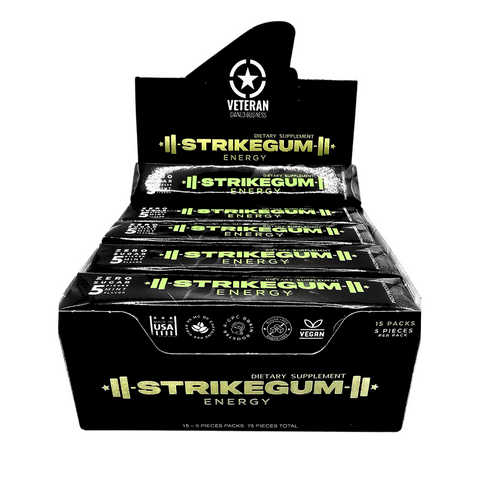 Strike Premium Energy Gum | Tray