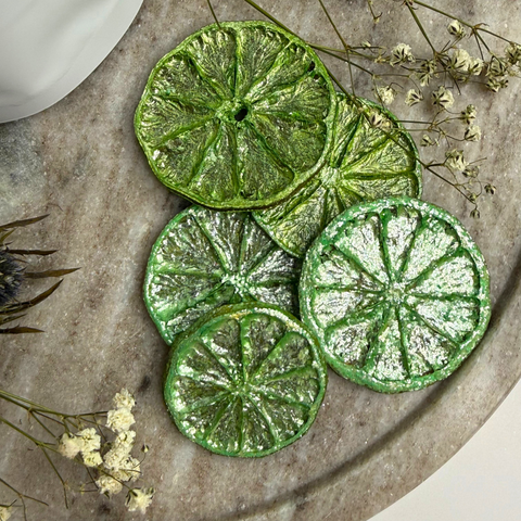 Green Luster Dust Lime Garnish Dried Decorative Sparkle