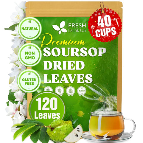 Premium Soursop Leaves Tea bags, Dried Soursop Leaves, Soursop Leaf Powder, Guanabana Leaves Tea, Hoja Guanabana Tea