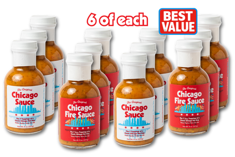 Chicago Sauce Mild & Spicy Condiment The Chicago Sauces