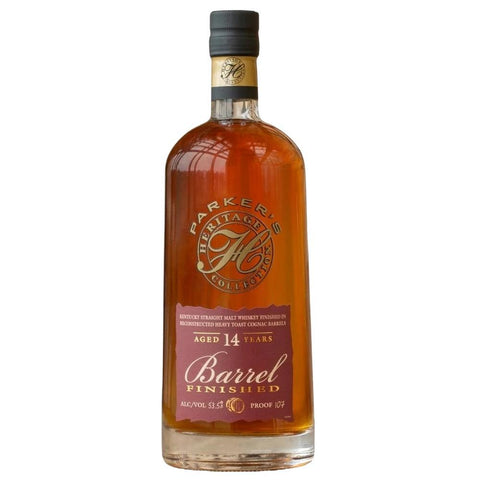 Parkers Heritage Collection 14yr Cognac Barrel Finished Malt Whiskey Heaven Hill Distillery