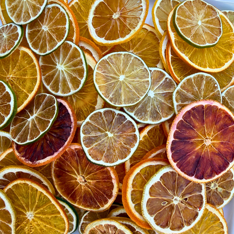 Dehydrated Citrus Mix Hand-Selected Dried Lemon Lime Orange Blood Orange
