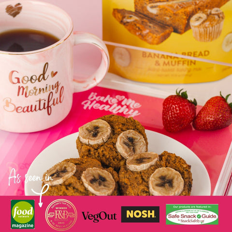 Banana Bread & Muffin Plant-Based Baking Mix Bake Me Healthy