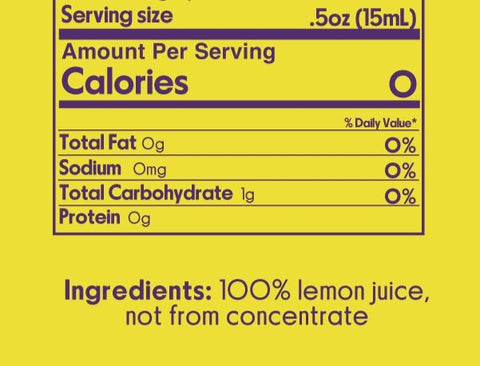 Cheeky Cocktails 100% Lemon Juice Cocktail Mixer
