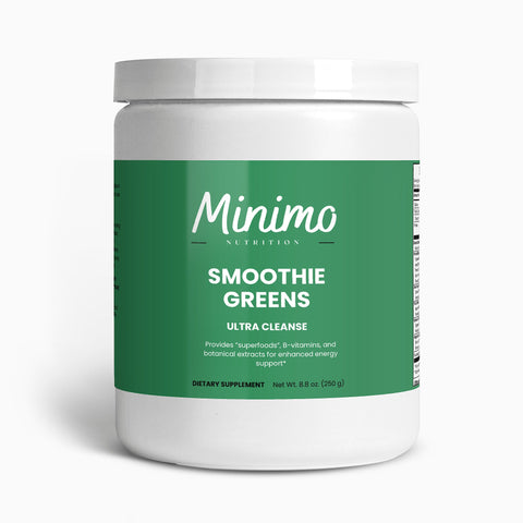 Ultra Cleanse Smoothie Greens Nutrient-Dense Powder Minimo Nutrition