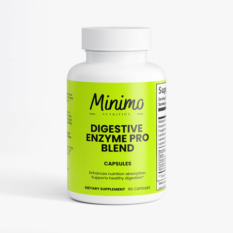 Digestive Enzyme Pro Blend 60 ct. Supplement Minimo Nutrition