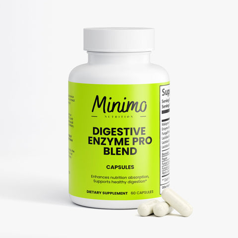Digestive Enzyme Pro Blend 60 ct. Supplement Minimo Nutrition