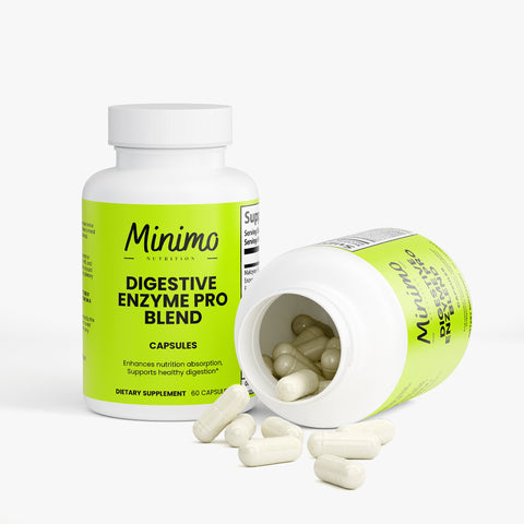 Digestive Enzyme Pro Blend 60 ct. Supplement Minimo Nutrition
