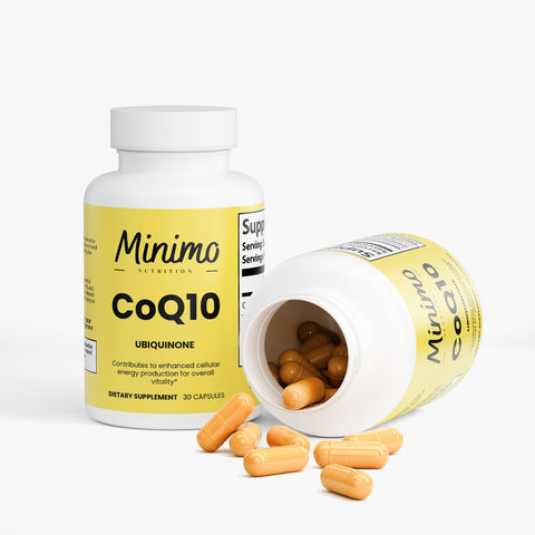CoQ10 Ubiquinone Heart Health Supplement 30 ct Minimo Nutrition