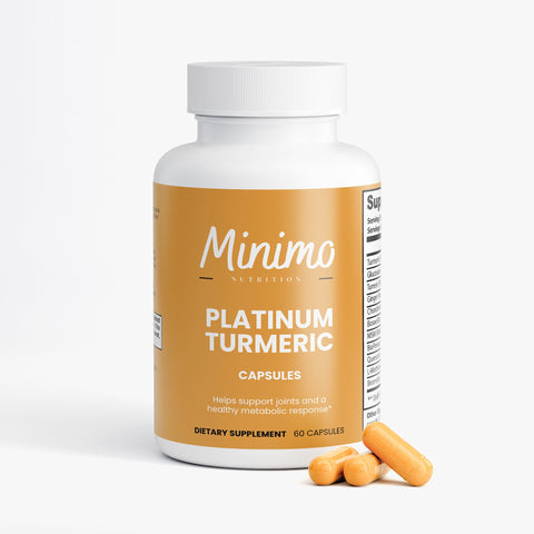 Turmeric Potent Supplement Platinum Turmeric 60 ct Minimo Nutrition