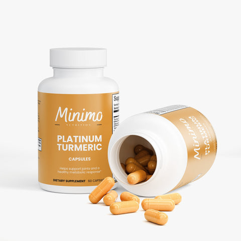 Turmeric Potent Supplement Platinum Turmeric 60 ct Minimo Nutrition