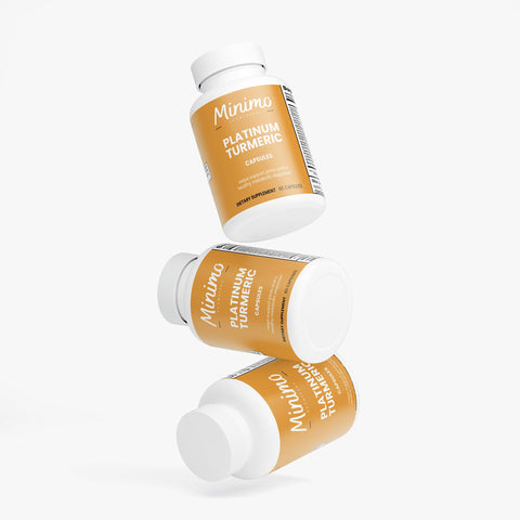 Turmeric Potent Supplement Platinum Turmeric 60 ct Minimo Nutrition