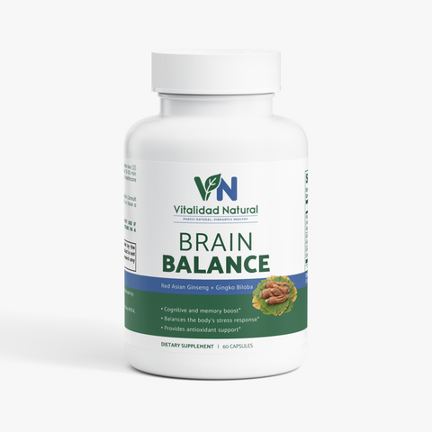 Ginkgo Biloba + Ginseng Herbal Supplement 60 Capsules