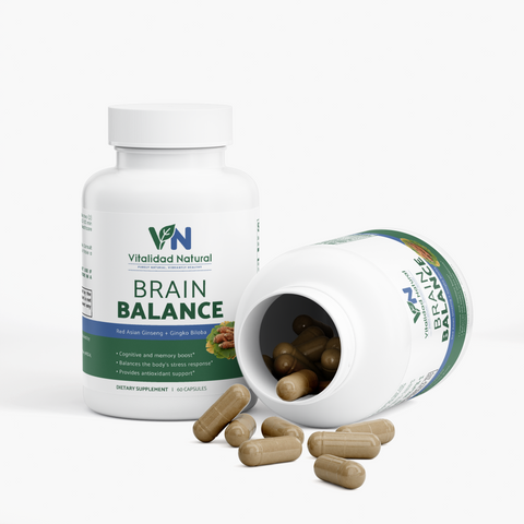 Ginkgo Biloba + Ginseng Herbal Supplement 60 Capsules