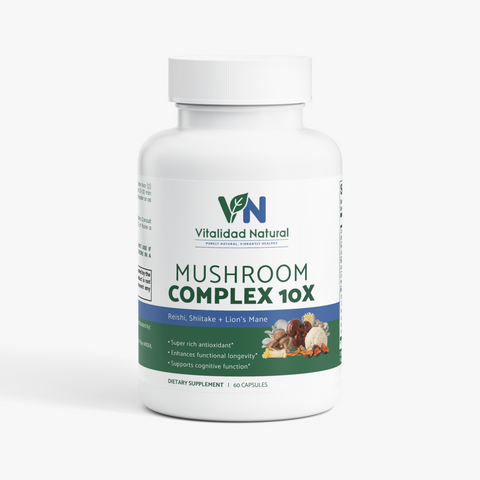 Mushroom Complex 10 X Potent Medicinal Mushroom Supplement