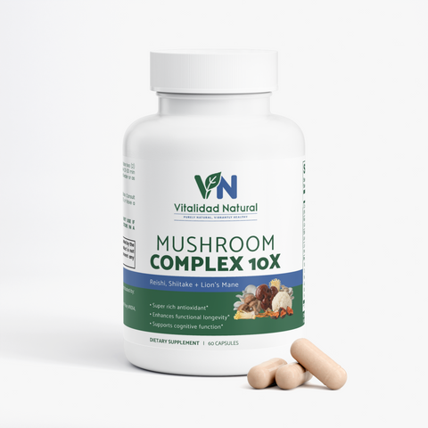 Mushroom Complex 10 X Potent Medicinal Mushroom Supplement